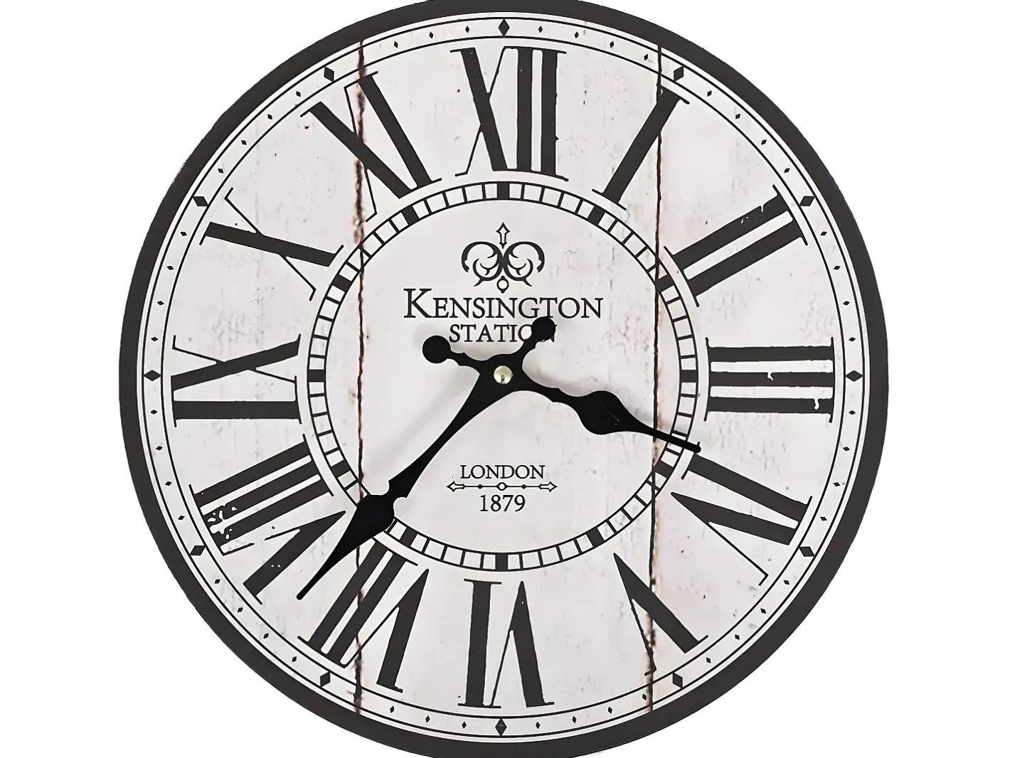 Reloj vintage de pared London 30 cm ES223219 Blanco