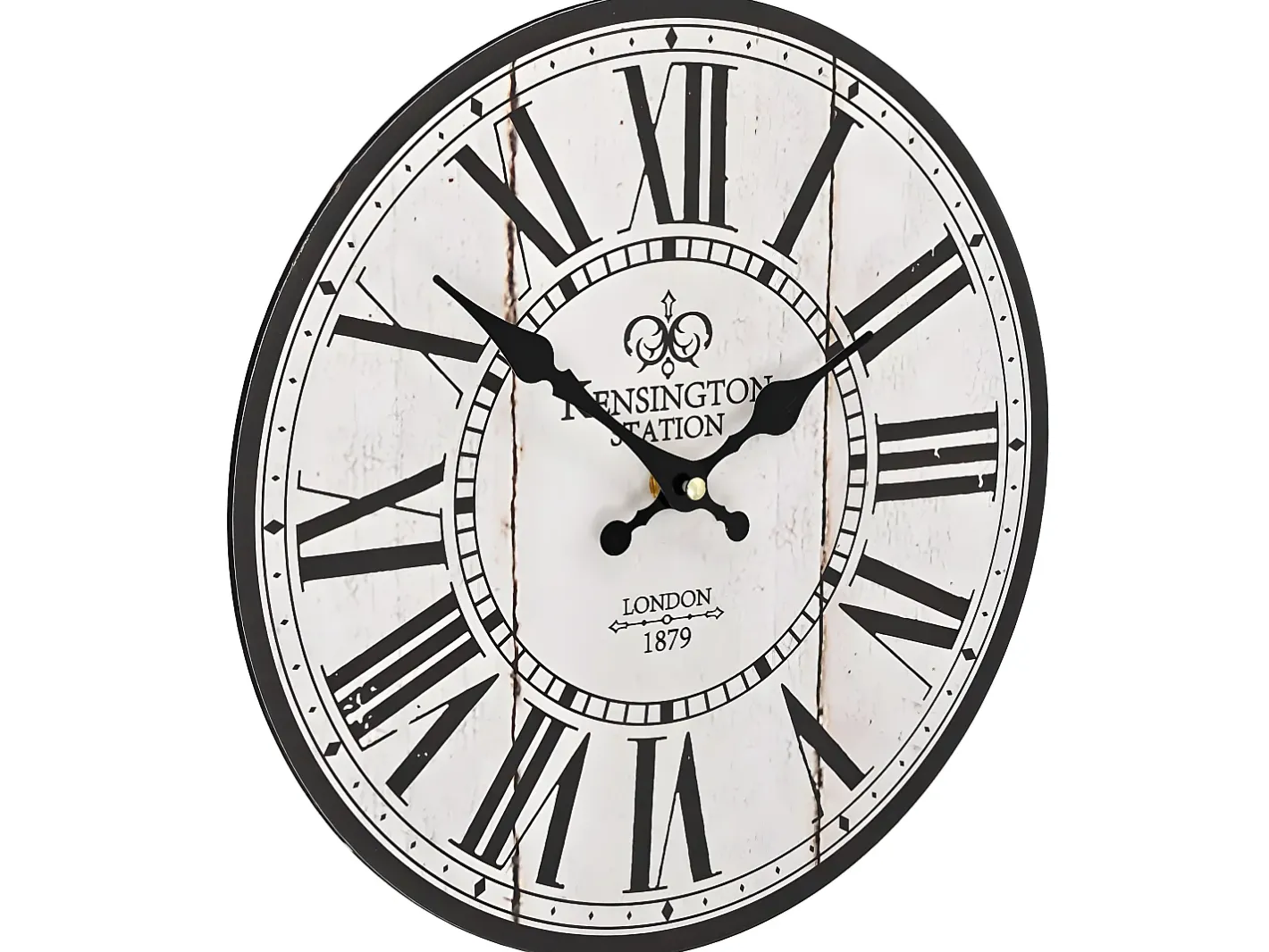 Reloj vintage de pared London 30 cm ES223219 Blanco
