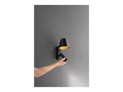 Aplique Para Pared-Reverse - Aplique LED de pared para dormitorio de metal, 6 W, 3000 K, 480 lm, regulable, luz en el difusor - Perenz - Blanco