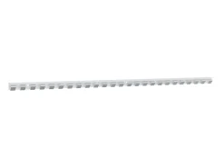 Riel de cortina acero inoxidable 1 m ES325386 Plateado