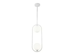 Maytoni Ring Globe Lámpara Colgante de Techo , 2 Luces, G9 Blanco Sale