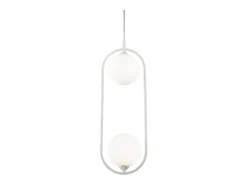 Maytoni Ring Globe Lámpara Colgante de Techo , 2 Luces, G9 Blanco Sale