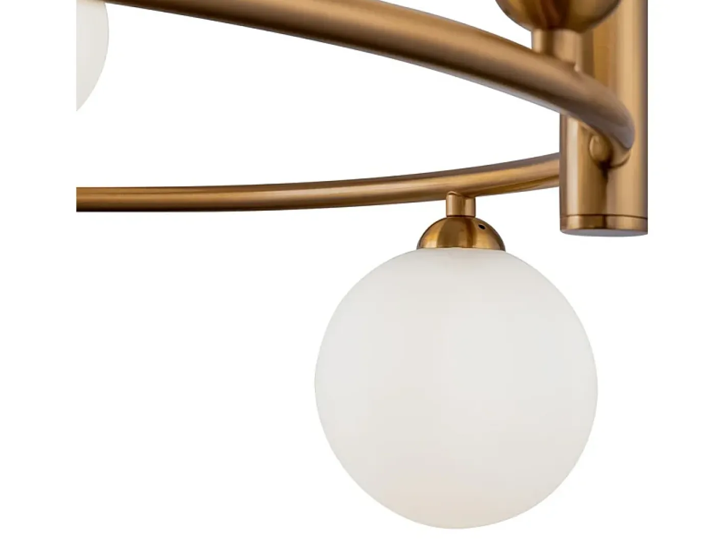 New Maytoni Ring Lámpara Colgante de Techo Blanca, 6 Luces, G9 Blanco