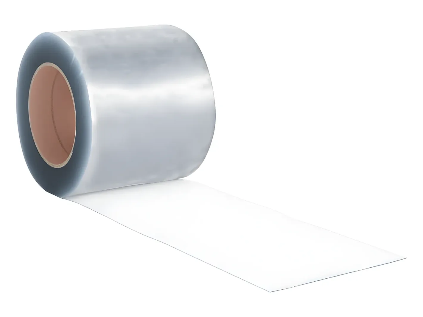 Rollo de cortina de tiras PVC 2mm x 200mm 25 m ES483854 Transparente Hot