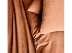 Sweeek Ropa De Cama-Ropa de cama de gasa de algodón Terracota