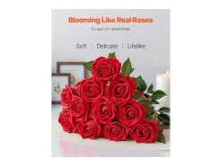 Rosa Artificial SucceBuy Flores Artificiales 508 mm Ramos de Flores Artificiales, Aspecto Realista con Cabeza de Rosa de 70 mm , Lote de 500 Rojo Clearance