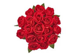 Rosa Artificial SucceBuy Flores Artificiales 508 mm Ramos de Flores Artificiales, Aspecto Realista con Cabeza de Rosa de 70 mm , Lote de 500 Rojo Clearance