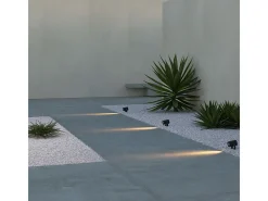 Iluminación Exterior-Sair - Foco LED redondo de 10 W IP65 3000 K - Luz de jardín para plantas o setos h36cm - Beneito faure Negro