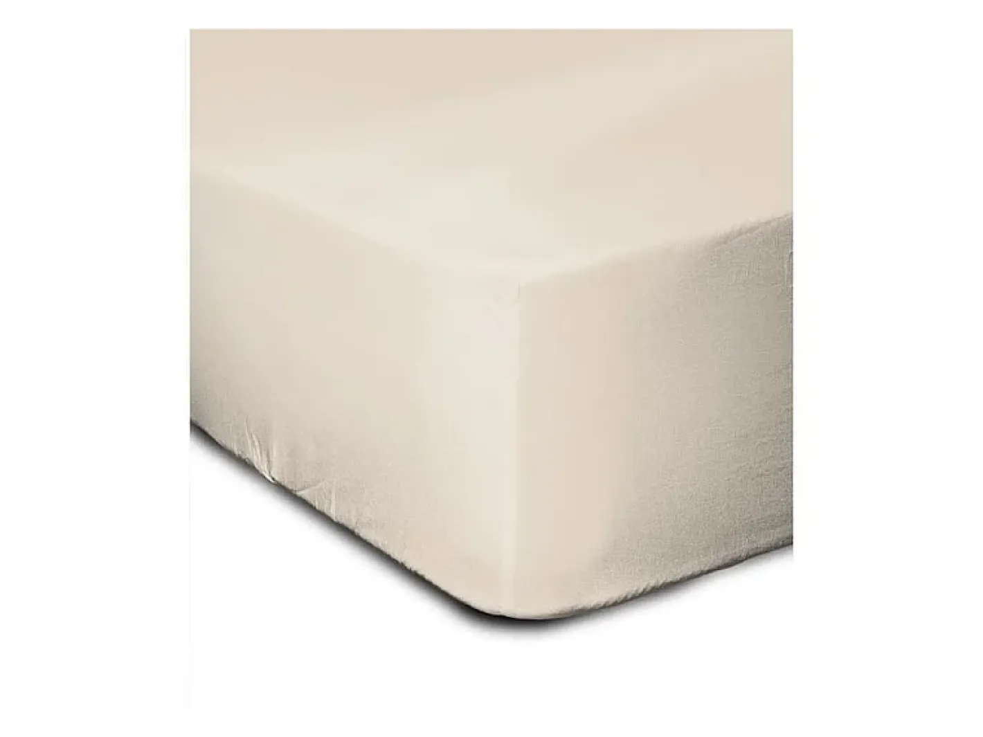 Discount Sábana Ajustable 100% Algodón 140x190 + Fuelle 30 cm Claro Beige