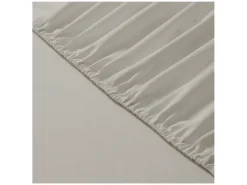 Discount Sábana Ajustable 100% Algodón 180x200 cm Mastic Tejido Cerrado 57 hilos/cm² Beige
