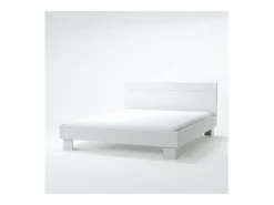 Housse De Rêve Ropa De Cama-Sábana Ajustable Today Chantilly 160x200cm en Algodón 57 Hilos - 2 Plazas Blanco