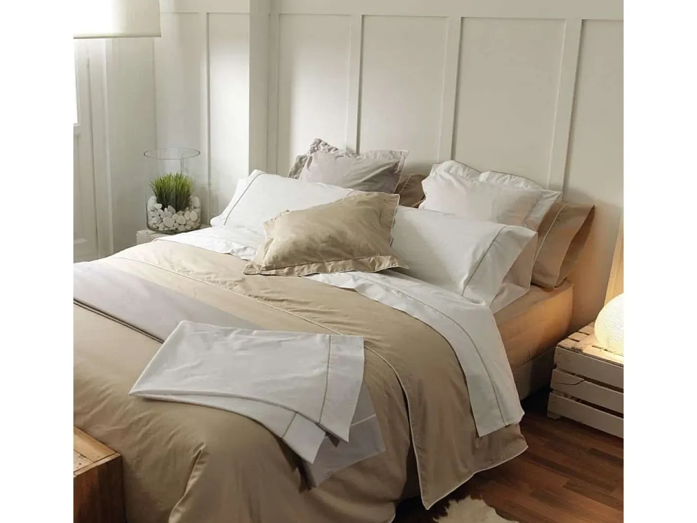 Ropa De Cama-Sábana Bajera Beig - Nalui Beige