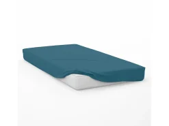 Discount Soleil d'ocre Sábana bajera de algodón 57 hilos 60x120 cm BABY turquesa, por Azul