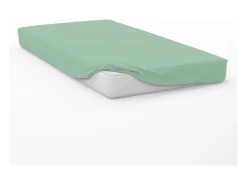 Soleil d'ocre Ropa De Cama-Sábana bajera de algodón 57 hilos 70x140 cm BABY agua, por Verde