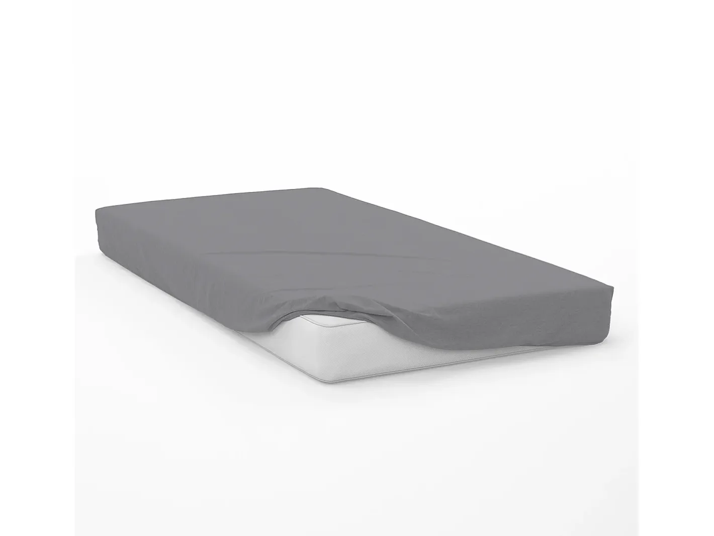 Soleil d'ocre Sábana bajera de algodón 57 hilos 60x120 cm BABY, por Gris Sale