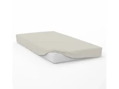 Soleil d'ocre Ropa De Cama-Sábana bajera de algodón 57 hilos 60x120 cm LINO BEBE, por Beige
