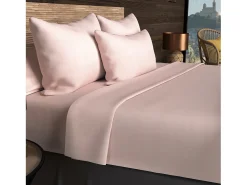 New Soleil d'ocre Sábana bajera de algodón liso 160x200 cm JERSEY , por Rosa