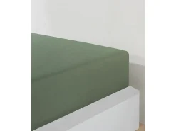 Blanc avenue Sábana bajera jersey algodón- oliva Verde