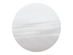 New Babycalin Sábana bajera para bebé 60 x 120 cm con cremallera - 100% poliéster impermeable - Blanco