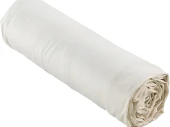 Promo Linge Ropa De Cama-Sábana bajera percal blanca 140 x 190 cm con funda de 30 cm Blanco