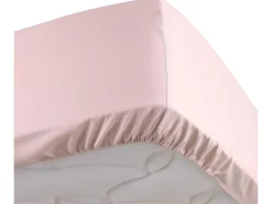 Hot Promo Linge Sábana bajera percal 160 x 200 cm con funda de 30 cm Rosa