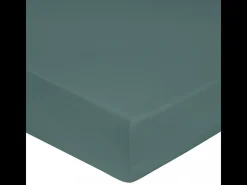 Blanc avenue Sábana bajera satén de algodón celadón Verde Discount