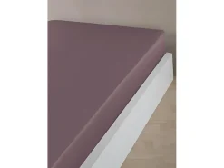 Blanc avenue Sábana bajera 140x190 cm satén de algodón saúco Malva Sale