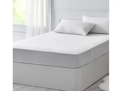 Discount PIKOLIN Sábana bajera 90x200cm| HOME| Algodón| Percal| Extrasuave Blanco