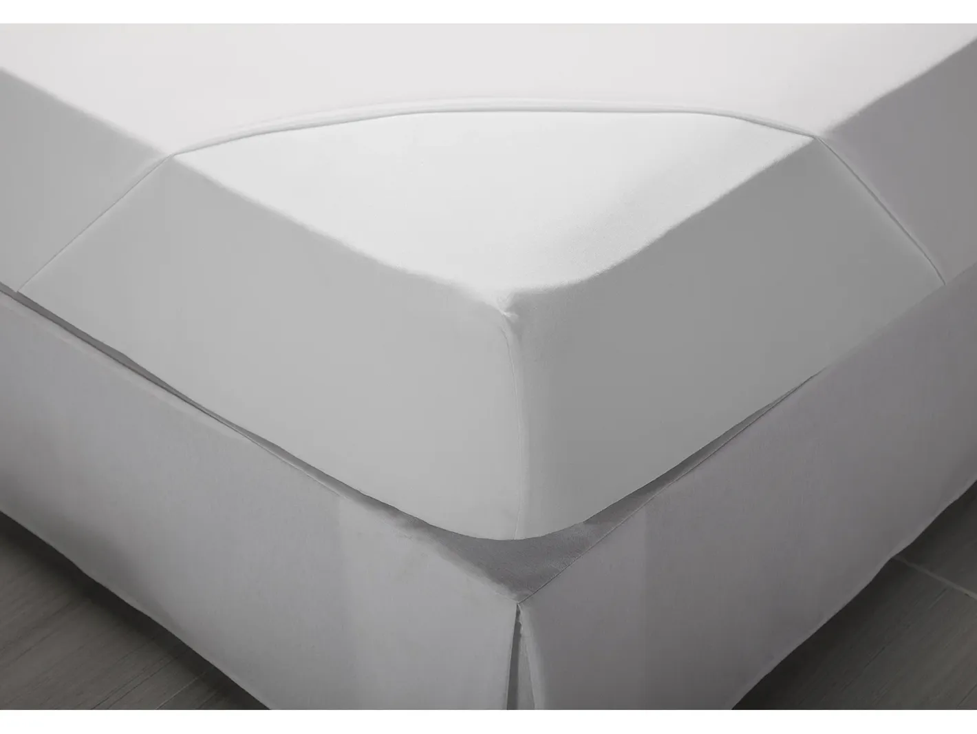 Discount PIKOLIN Sábana bajera 90x200cm| HOME| Algodón| Percal| Extrasuave Blanco