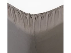 PIKOLIN Ropa De Cama-Sábana bajera 105x200cm| HOME| Algodón| Ajustable| 140 hilos Gris