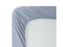 PIKOLIN Ropa De Cama-Sábana bajera 90x200cm| HOME| Algodón| Ajustable| Natural Blanco roto