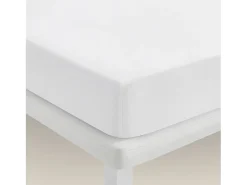 PIKOLIN Sábana bajera y protector colchón 200x196cm| PKH| 2 en 1| Impermeable Blanco Sale