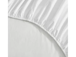 PIKOLIN Sábana bajera y protector colchón 200x196cm| PKH| 2 en 1| Impermeable Blanco Sale