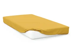 Soleil d'ocre Sábana bebé en JERSEY 60x120 cm Amarillo New