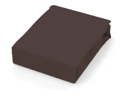 Discount Soleil d'ocre Sábana de algodón 57 hilos 180x290 cm LISO castaño Marru00f3n