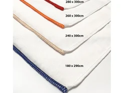 Best Soleil d'ocre Sábana encimera de polialgodón 240x300 cm PERCALE , por Blanco