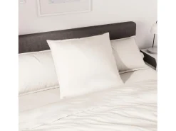 Soleil d'ocre Ropa De Cama-Sábana encimera de polialgodón 240x300 cm PERCALE lino, por Beige