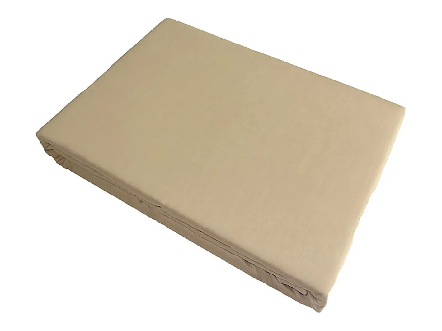 Blanc avenue Sábana encimera satén de algodón Beige New