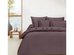 Sale Blanc avenue Sábana encimera180x290 cm satén de algodón saúco Malva