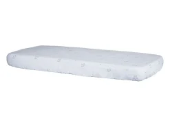 New Sauthon Sábanas ajustables 140x70 cm de algodón orgánico Blanco