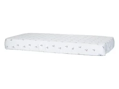 Outlet Sauthon Sábanas ajustables 120x60 140x70 de algodón orgánico Blanco