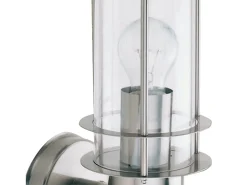 Online Searchlight 1 lampa utomhusvgglampa i rostfritt stl med rrelsesensor IP44, E27 Gris