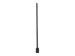 Searchlight 1 ljus takhnge med frostat ribbad glas Negro Outlet