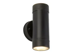 Searchlight 2 Ljus Utomhus Upp Ned Vgglampa Svart IP44, GU10 Negro Best