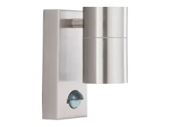 Iluminación Exterior-Searchlight 1 ljus vgglampa rostfritt stl IP44, GU10 Gris
