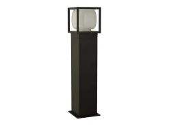 Searchlight AthensUtomhus 1 ljus LED-stolpe, formgjuten, opalskärm IP54 3000K Negro Discount