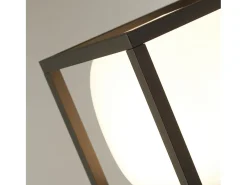 Searchlight AthensUtomhus 1 ljus LED-stolpe, formgjuten, opalskärm IP54 3000K Negro Discount