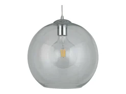 Searchlight Balls 1 ljuskupol takhnge krom, klart glas, E27 Gris New