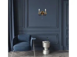 Aplique Para Pared-Searchlight Belfry 2 Ljus Ljus Vgg Ljus Mrk Brons, Brun, E14 Bronce