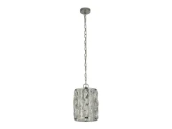 Hot Searchlight BIJOU 1 ljus krom takhnge med kristallglas Gris